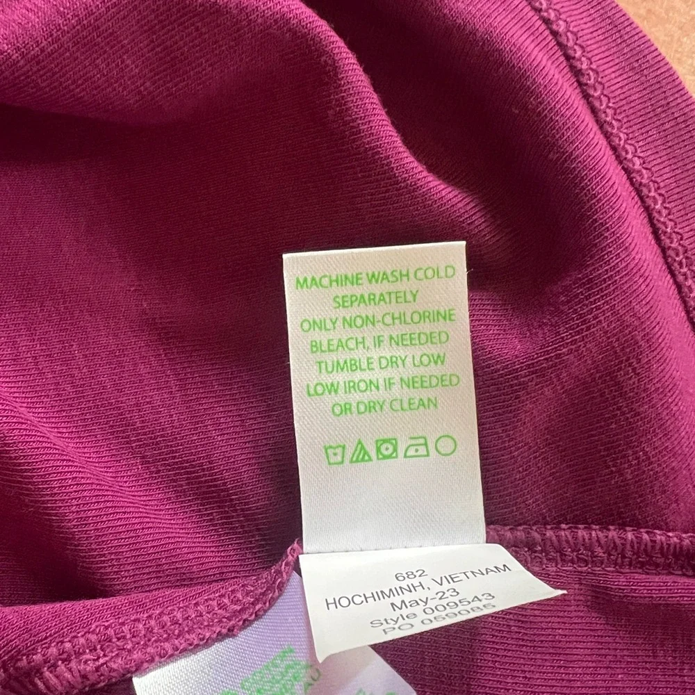 Lilly Pulitzer Magenta Polo Shirt - Picture 6 of 6